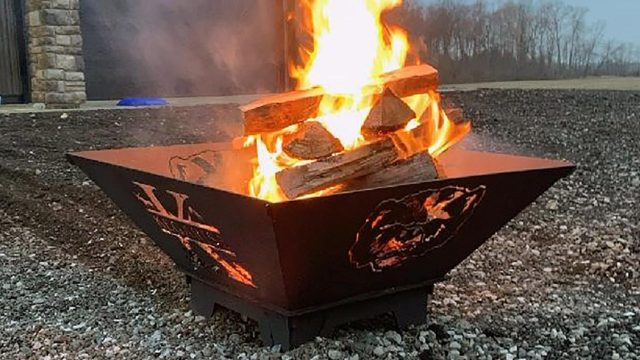 Fire Pit In Use